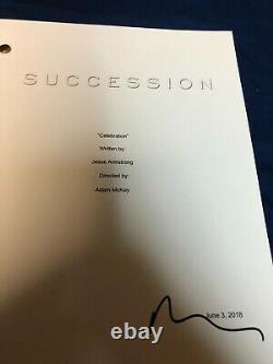 Matthew Macfadyen Signed Autographed Succession Full Pilot Episode Script Proof
