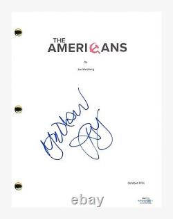 Matthew Rhys Signed Autographed The Americans Pilot Script Screenplay ACOA COA