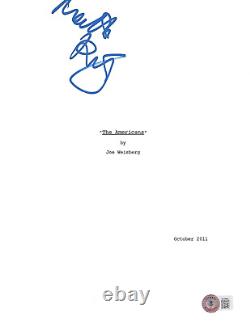 Matthew Rhys Signed'the Americans' Full Pilot Episode Script Beckett Bas Coa