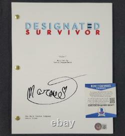 Mckenna Grace signed Designated Survivor Pilot TV Script Beckett BAS COA