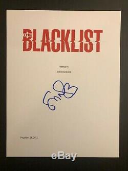 Megan Boone Signed Autograph The Blacklist Full Pilot Script James Spader