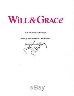 Megan Mullally Will & Grace Signed Pilot Ep Full Script Authentic Autograph Coa