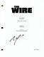 Michael B Jordan Signed Autograph The Wire Pilot Script Dominic West, Creed