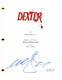 Michael C Hall Signed Autograph Dexter Morgan Full Pilot Script Six Feet Under