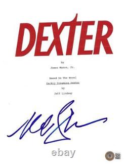 Michael C Hall Signed Dexter Pilot Script Authentic Autograph Beckett Coa