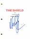 Michael Chiklis Signed Autograph The Shield Pilot Script American Horror Story