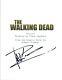 Michael Rooker Signed Autographed THE WALKING DEAD Pilot Episode Script COA VD