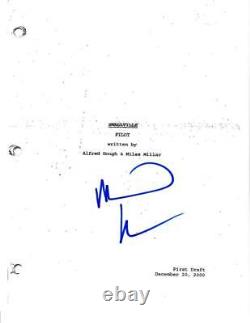 Michael Rosenbaum Signed Smallville Pilot Script Superman Authentic Autograph
