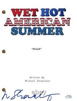 Michael Showalter Signed Autograph Wet Hot American Summer Pilot Script ACOA