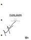 Miles Millar Signed Autograph Into the Badlands Pilot Episode Script Beckett COA