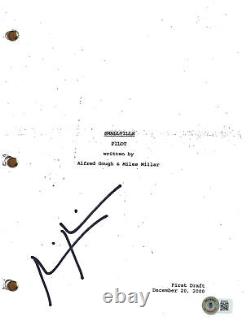 Miles Millar Signed Autograph Smallville Pilot Episode Script Screenplay BAS COA