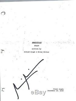 Miles Millar Signed Autographed SMALLVILLE Pilot Episode Script Show Creator COA