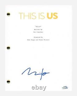 Milo Ventimiglia Signed Autographed THIS IS US Pilot Episode Script ACOA COA