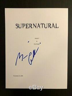 Misha Collins Signed Autograph Supernatural Full Pilot Script Castiel