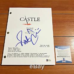 NATHAN FILLION SIGNED CASTLE FULL 66 PAGE PILOT EP SCRIPT with BECKETT BAS COA