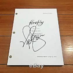 NATHAN FILLION SIGNED FIREFLY FULL 55 PAGE PILOT EPISODE SCRIPT with COA AUTOGRAPH