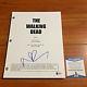 NORMAN REEDUS SIGNED THE WALKING DEAD FULL PAGE PILOT SCRIPT with BECKETT BAS COA
