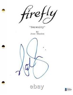 Nathan Fillion Signed Firefly Serenity Pilot Script Authentic Autograph Beckett