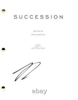 Nicholas Braun Signed Autograph Succession Pilot Script Screenplay Greg Hirsch