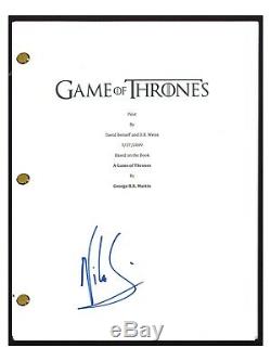 Nikolaj Coster Waldau Signed Autograph GAME OF THRONES Pilot Episode Script COA