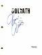 Nina Arianda Signed Autograph Goliath Full Pilot Script Billy Bob Thornton