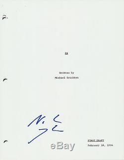 Noah Wyle Signed Er Pilot 137 Page Full Script