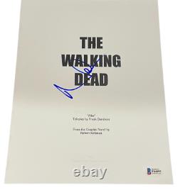 Norman Reedus Signed The Walking Dead Pilot Script Autograph Beckett Coa