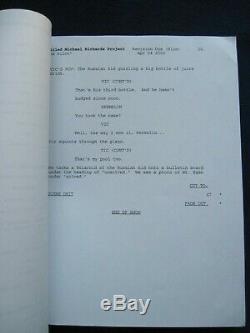 ORIGINAL SCRIPT for PILOT of THE MICHAEL RICHARDS SHOW SIGNED by RICHARDS