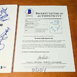 ORVILLE SIGNED PILOT SCRIPT BY 7 CAST MEMBERS ADRIANNE PALICKI with BECKETT COA