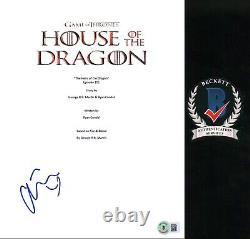 Olivia Cooke Signed House Of The Dragon Full Pilot Script Beckett Bas Coa