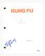 Olivia Liang Signed Autographed Kung Fu Pilot Episode Script Screenplay ACOA COA