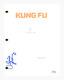 Olivia Liang Signed Autographed Kung Fu Pilot Episode Script Screenplay ACOA COA
