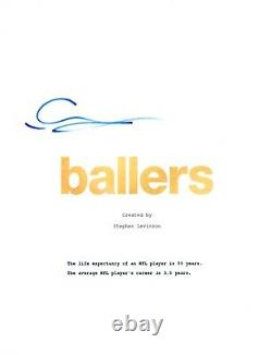 Omar Benson-Miller Signed Autographed BALLERS Pilot Episode Script COA