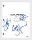 Outlander Cast Signed Pilot Script Sam Heughan Caitriona Balfe x4 ACOA COA