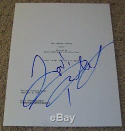 PAUL WESLEY SIGNED THE VAMPIRE DIARIES 63 PAGE PILOT SCRIPT withPROOF AUTOGRAPH