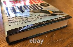 PILOT SIGNED NOT INSCRIBED BOB HOOVER FOREVER FLYING WWII P51 F86 BELL X-1 Book