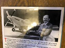 PILOT SIGNED NOT INSCRIBED BOB HOOVER FOREVER FLYING WWII P51 F86 BELL X-1 Book