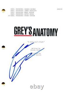 Patrick Dempsey Signed Autograph Grey's Anatomy Full Pilot Script McDreamy