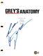 Patrick Dempsey Signed Grey's Anatomy Pilot Script Authentic Autograph