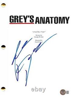 Patrick Dempsey Signed Grey's Anatomy Pilot Script Authentic Autograph