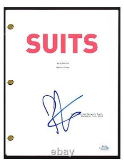Patrick J Adams Signed Autograph SUITS Pilot Episode Script Screenplay ACOA COA
