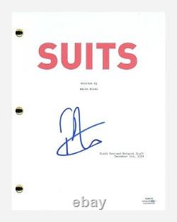Patrick J Adams Signed Autograph SUITS Pilot Episode Script Screenplay ACOA COA