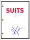 Patrick J Adams Signed Autographed SUITS Pilot Episode Script Screenplay COA