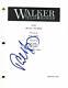 Paul Haggis Signed Autograph Walker Texas Ranger Full Pilot Script Chuck Norris