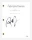 Paul Wesley Signed Autograph The Vampire Diaries Pilot Episode Script ACOA COA