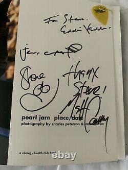 Pearl Jam Signed Place/date Book Soundgarden Nirvana Stone Temple Pilots