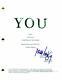 Penn Badgley Signed Autograph You Pilot Script Joe Goldberg, Elizabeth Lail
