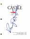 Penny Johnson Jerald Signed Autograph Castle Pilot Script Capt Victoria Gates