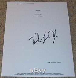 ROBIN LORD TAYLOR SIGNED GOTHAM FULL 60 PAGE PILOT SCRIPT withPROOF AUTOGRAPH