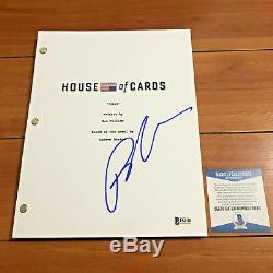 ROBIN WRIGHT SIGNED HOUSE OF CARDS FULL 66 PAGE PILOT SCRIPT with BECKETT BAS COA